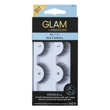 Glam By Manicare Kendall Lashes 2 Pack Natural