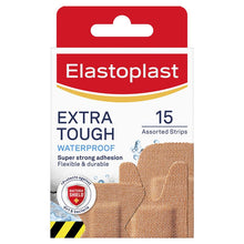 Elastoplast Extra Tough Waterproof Assorted 15 Strips - GimmeNow