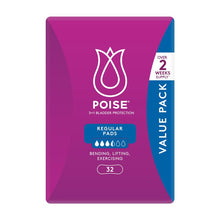 Poise Incontinence Pads Regular 32 Pack