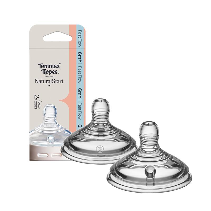 Tommee Tippee Natural Start Fast Flow Teats 2 Pack