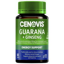 Cenovis Guarana + Ginseng 60 Tablets - GimmeNow