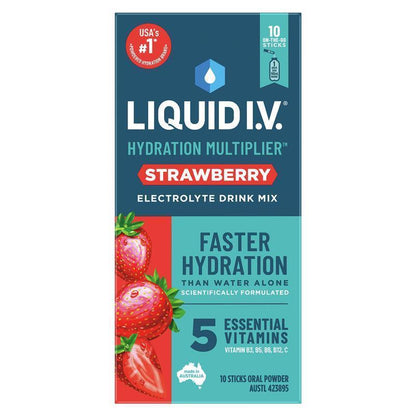 Liquid I.V. Hydration Strawberry 10 Sachets