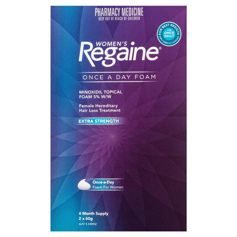 Regaine Womens 5% Minoxidil Foam Hair Loss Treatment 2 x 60g