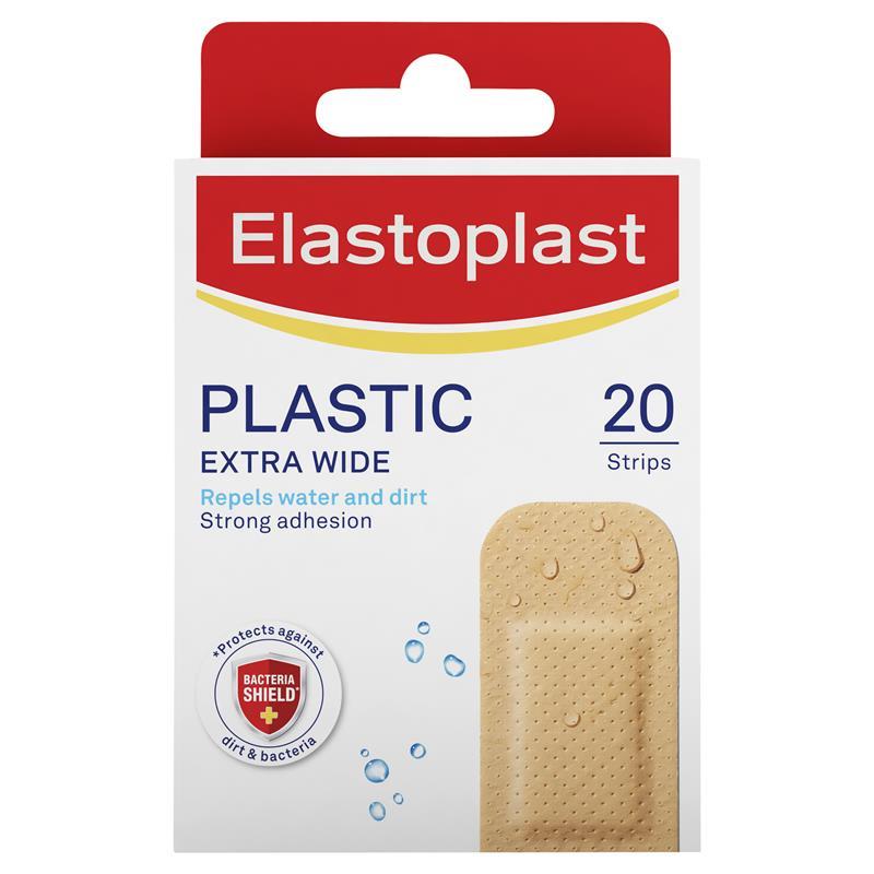 Elastoplast Extra Wide Plastic Strips 20
