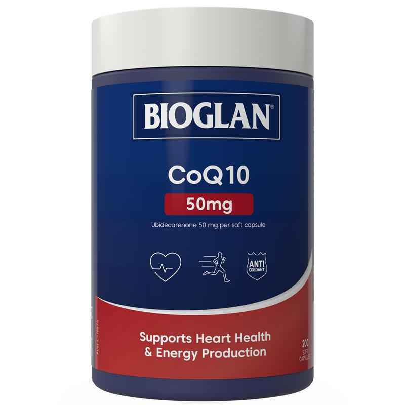 Bioglan CoQ10 50mg 200 Capsules