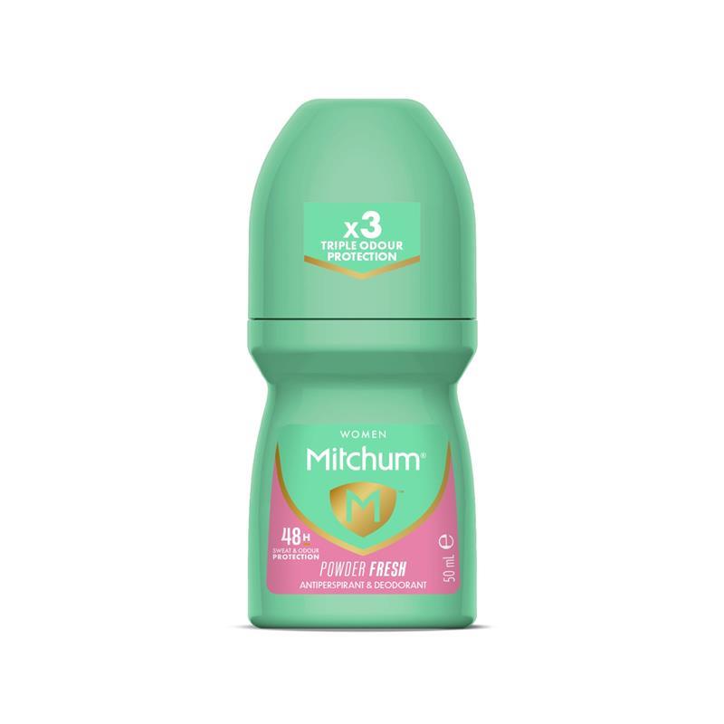 Mitchum for Women Anti-Perspirant Deodorant  Powder Fresh Roll On 50ml