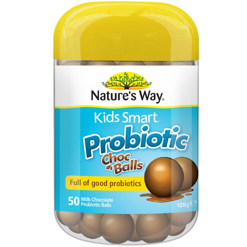 Nature's Way Kids Smart Probiotic 50 Choc Balls