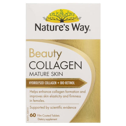 Nature's Way Beauty Collagen Mature Skin 60 Tablets - GimmeNow