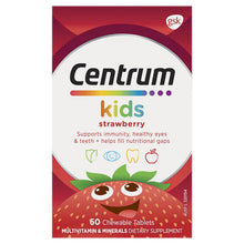 Centrum Kids Multi Vitamin 60 Strawberry Tablets
