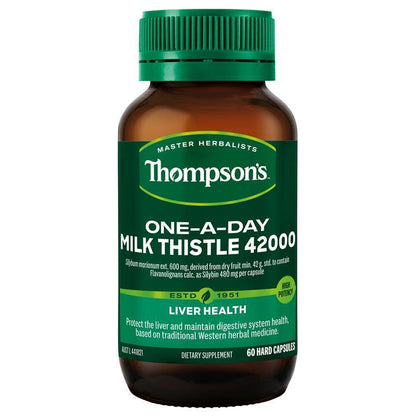 Thompson's One-A-Day Milk Thistle 42000mg 60 Capsules