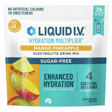 Liquid IV Hydration Sugar Free Mango Pineapple 24 Sachets