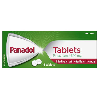 Panadol Paracetamol Pain Relief 16 Tablets