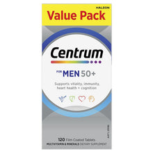 Centrum Multivitamin For Men 50+ 120 Tablets Exclusive Size