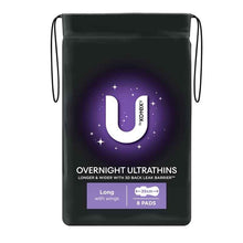 U by Kotex Ultra Thin Overnight Long Wing 8 Pack