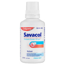 Colgate Savacol Mouthwash Fresh Mint 300mL