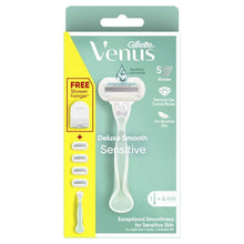 Gillette Venus Extra Smooth Sensitive Razor Handle + 4 Blades