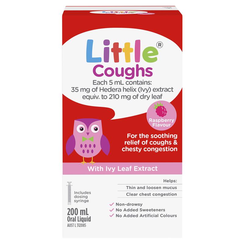 Little Coughs Raspberry 200ml - GimmeNow