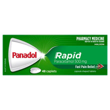 Panadol Rapid Paracetamol Pain Relief 48 Caplets