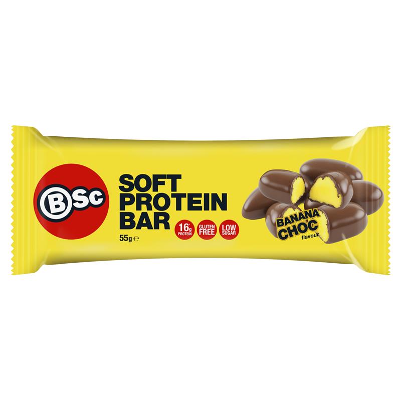 BSc Soft Protein Bar Banana Choc 55g