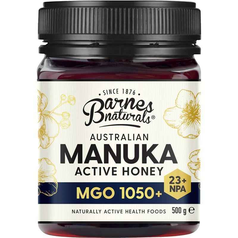 Barnes Naturals Australian Manuka Honey MGO 1050+ 500g