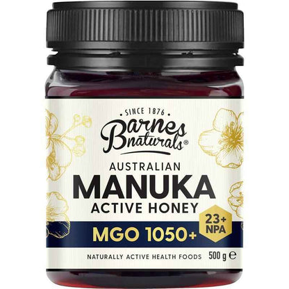 Barnes Naturals Australian Manuka Honey MGO 1050+ 500g
