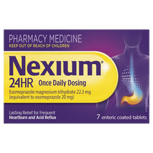 Nexium 24hr Heartburn & Acid Reflux Relief 20mg 7 Tablets