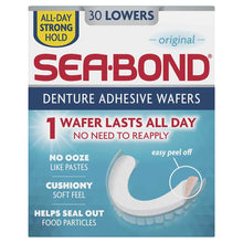 Sea Bond Denture Adhesive Lowers 30