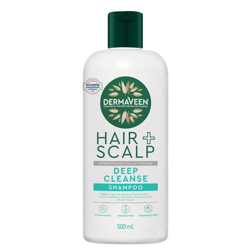 DermaVeen Hair + Scalp Deep Cleanse  Shampoo 500ml