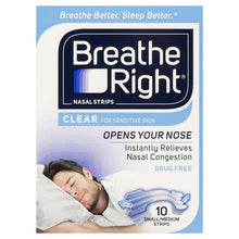 Breathe Right Clear Regular Nasal Congestion Strips 10 - GimmeNow