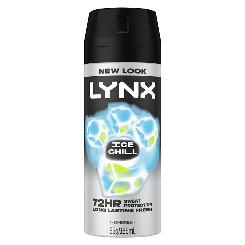 Lynx Deodorant Antiperspirant Ice Chill 165ml