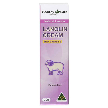 Healthy Care All Natural Lanolin Cream Tube 30g