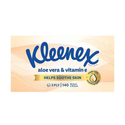 Kleenex Facial Tissues 140 Aloe Vera