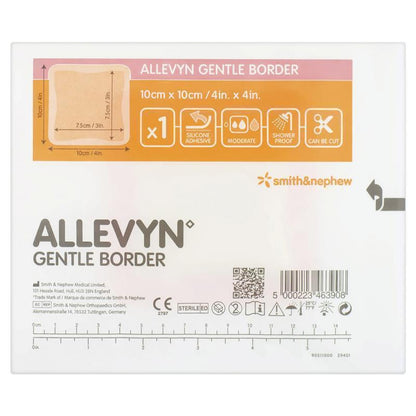 Allevyn Gentle Border 10cm x 10cm Single Dressing