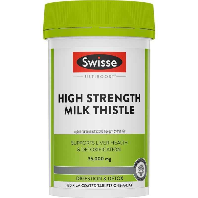 Swisse Ultiboost High Strength Milk Thistle 180 Tablets