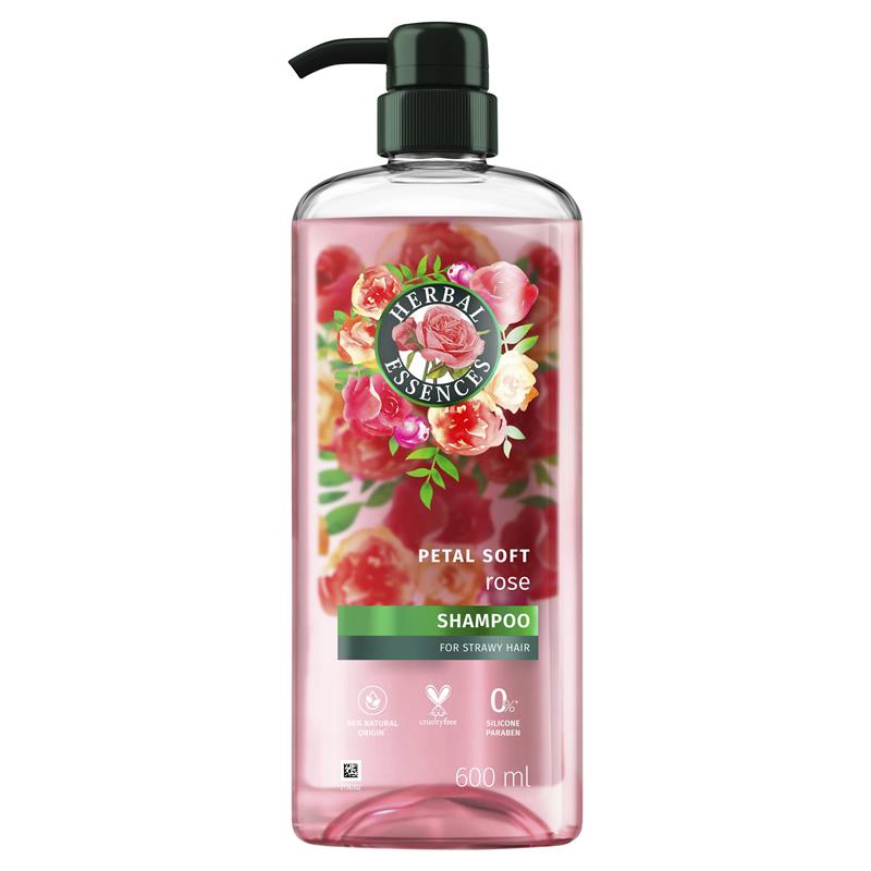 Herbal Essences Shampoo Petal Soft Rose Haircare 600ml