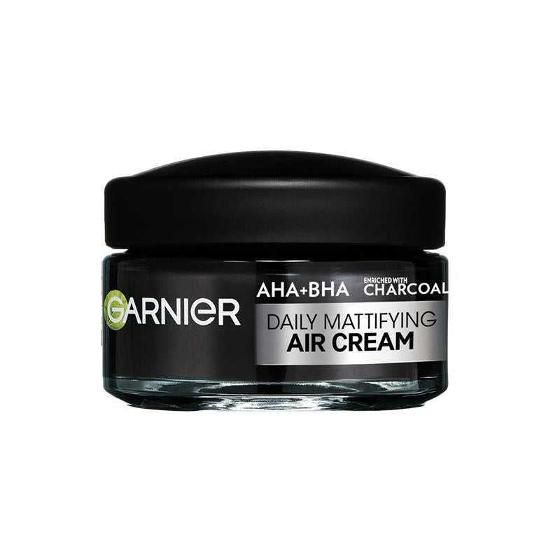 Garnier Pure Active AHA + BHA Charcoal Daily Mattifying Air Cream 50ml - GimmeNow