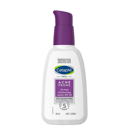 Cetaphil Pro Acne Prone Oil Free Facial Moisturising Lotion SPF 25 118ml - GimmeNow