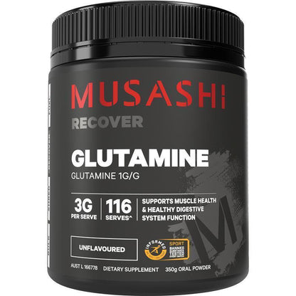 Musashi Glutamine Unflavoured 350g
