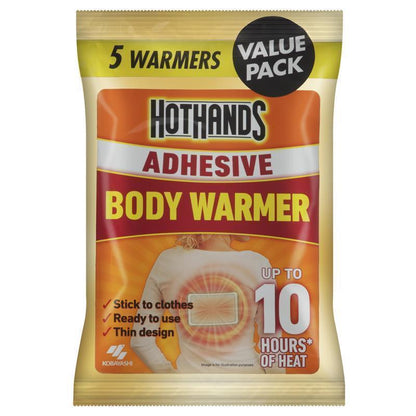 Hot Hands Body Warmer Adhesive 5 Pack