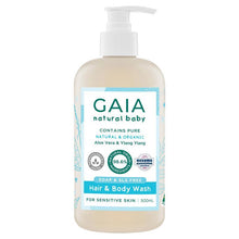 Gaia Natural Baby Hair & Body Wash 500ml
