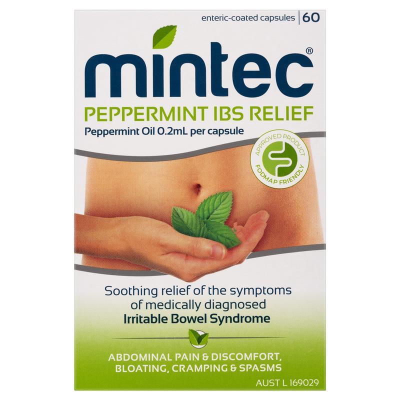 Mintec Peppermint IBS Relief 60 Capsules - GimmeNow