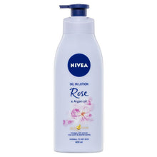NIVEA Oil in Lotion Rose & Argan Oil Body Lotion 400ml - GimmeNow