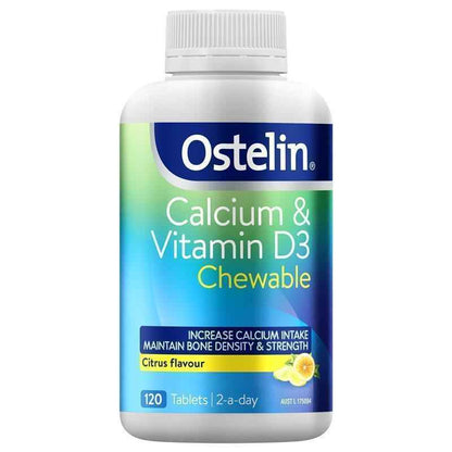 Ostelin Vit D & Calcium 120 Chewable Tablets