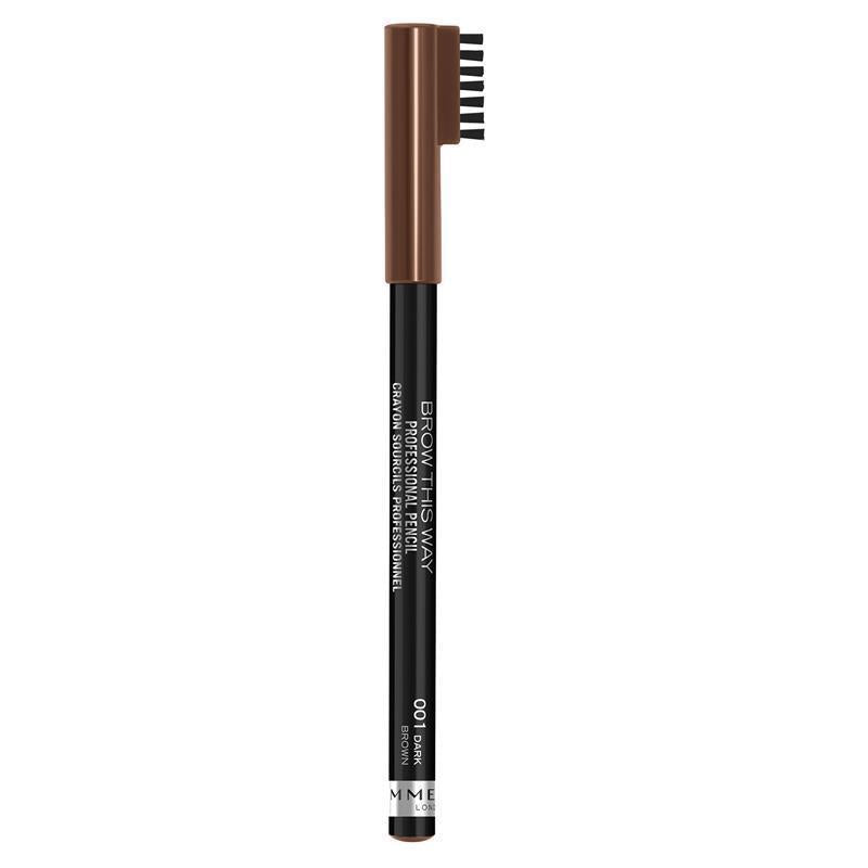 Rimmel Brow This Way Professional Pencil 001 Dark Brown
