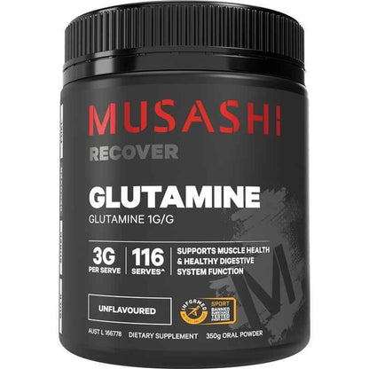 Musashi Glutamine Unflavoured 350g