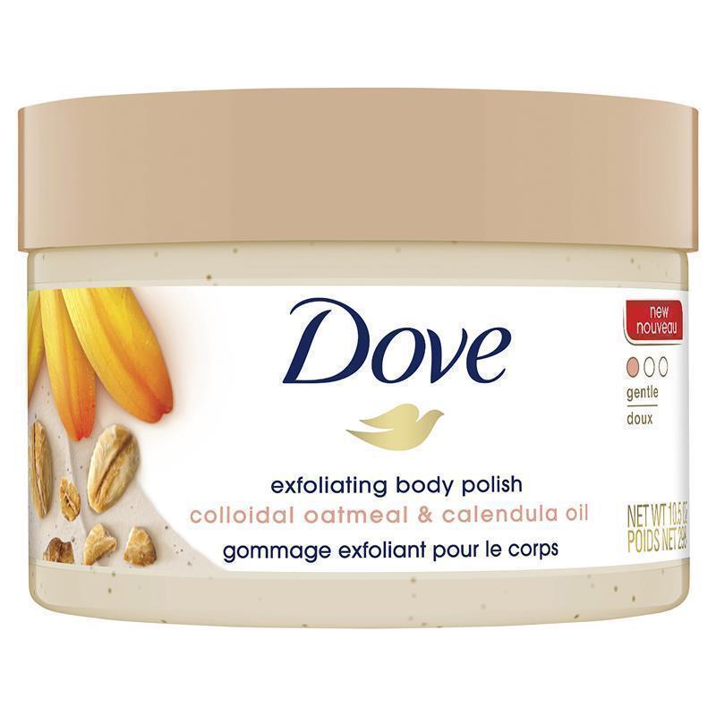 Dove Exfoliating Body Polish Colloidal Oatmeal And Calendula Oil 298g