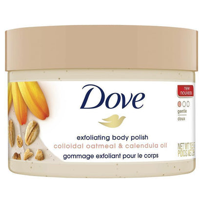 Dove Exfoliating Body Polish Colloidal Oatmeal And Calendula Oil 298g