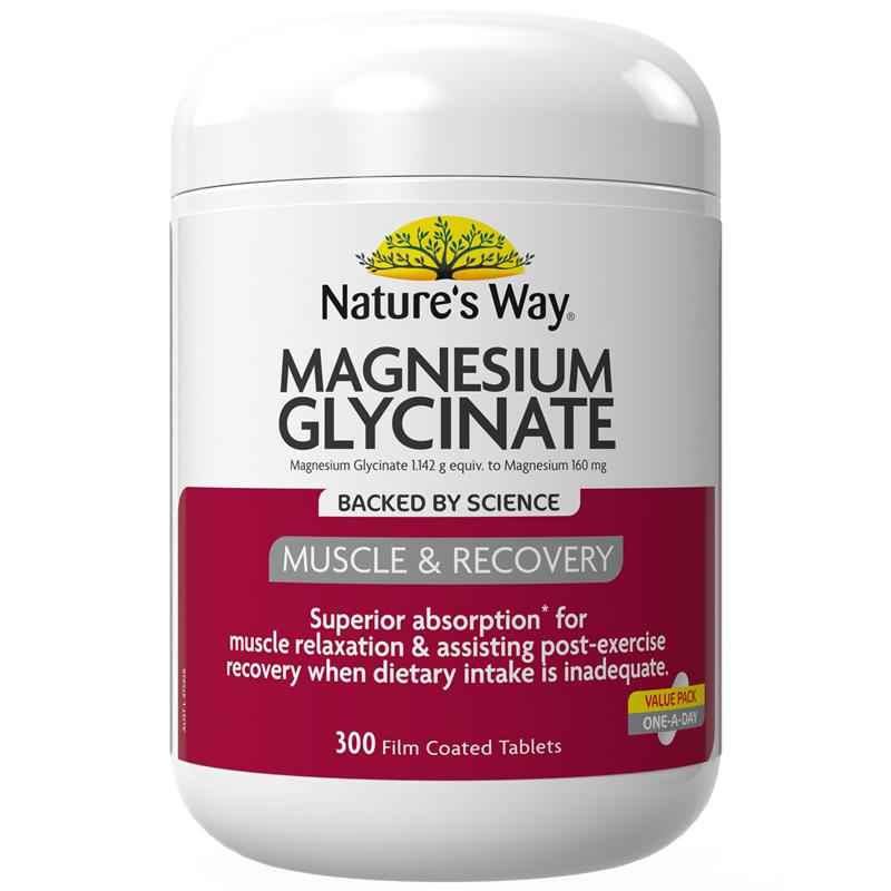 Nature's Way Magnesium Glycinate 300 Tablets