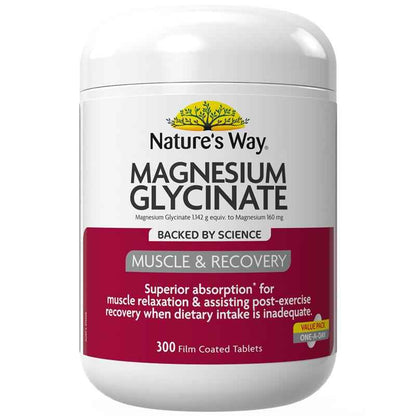 Nature's Way Magnesium Glycinate 300 Tablets