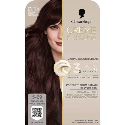 Schwarzkopf Creme Supreme Permanent Chocolate Violet 5-69